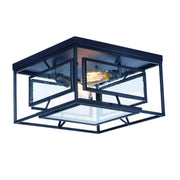 Maxim - 21670CDBK - Two Light Flush Mount - Era - Black