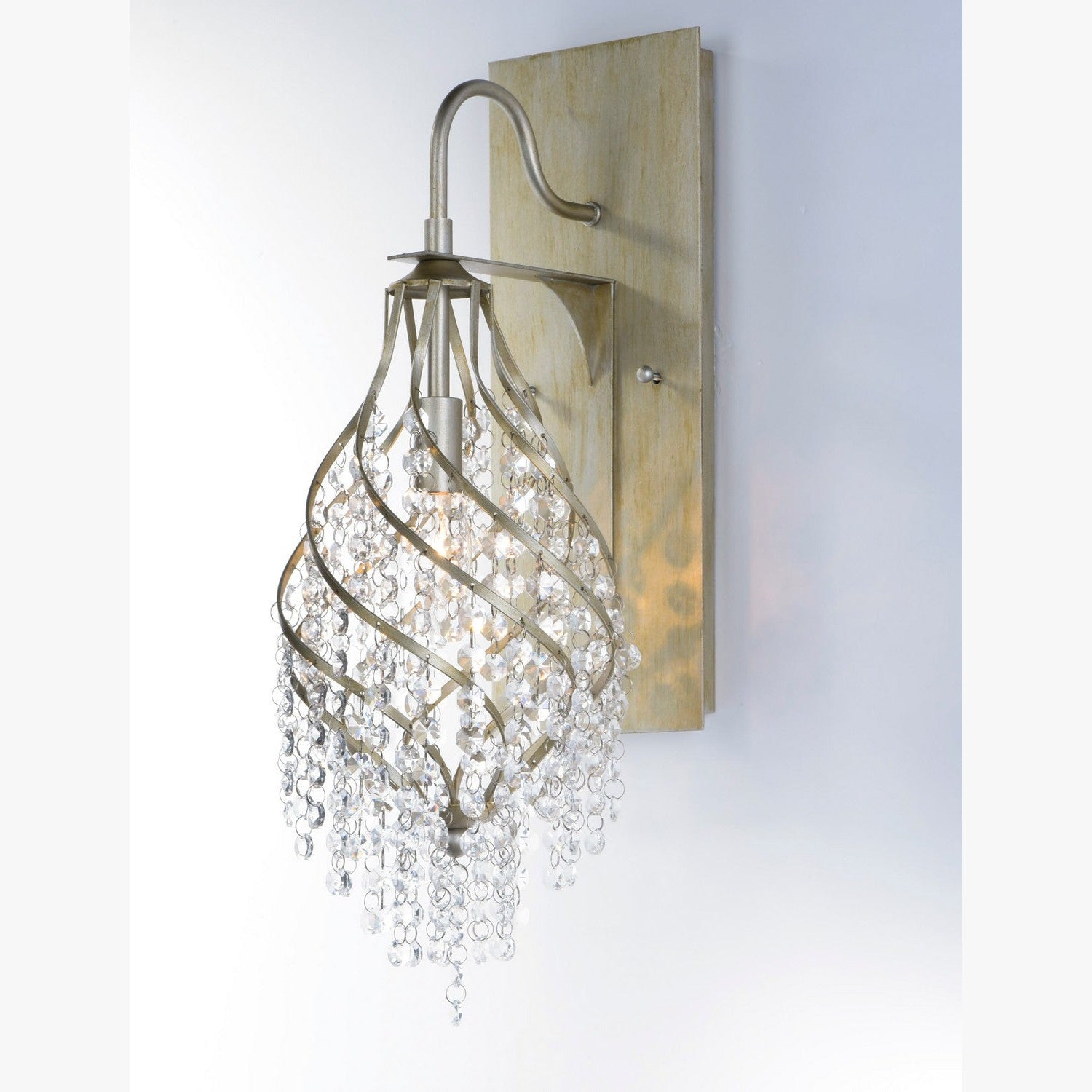 Maxim - 22001BCGS - One Light Wall Sconce - Twirl - Golden Silver