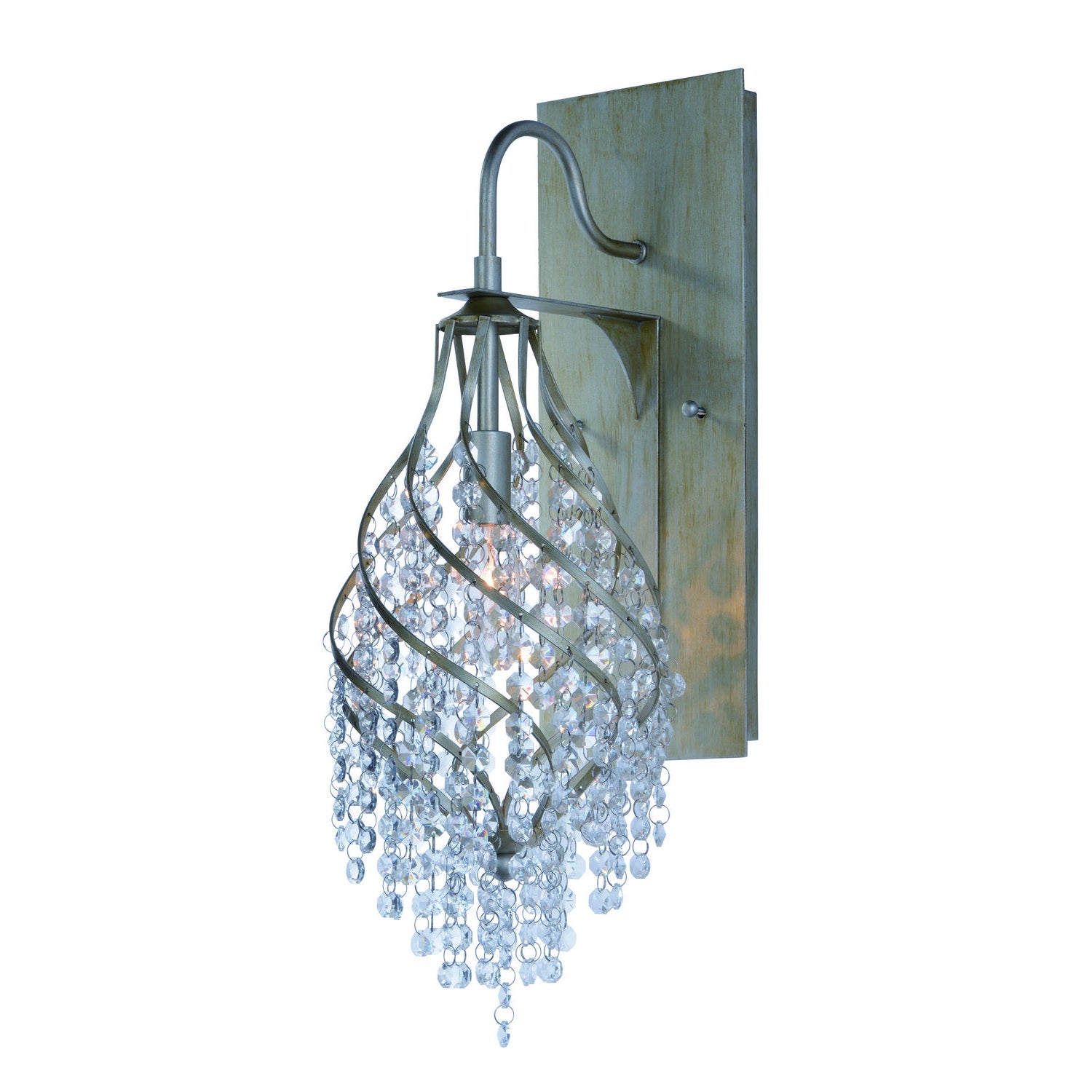 Maxim - 22001BCGS - One Light Wall Sconce - Twirl - Golden Silver