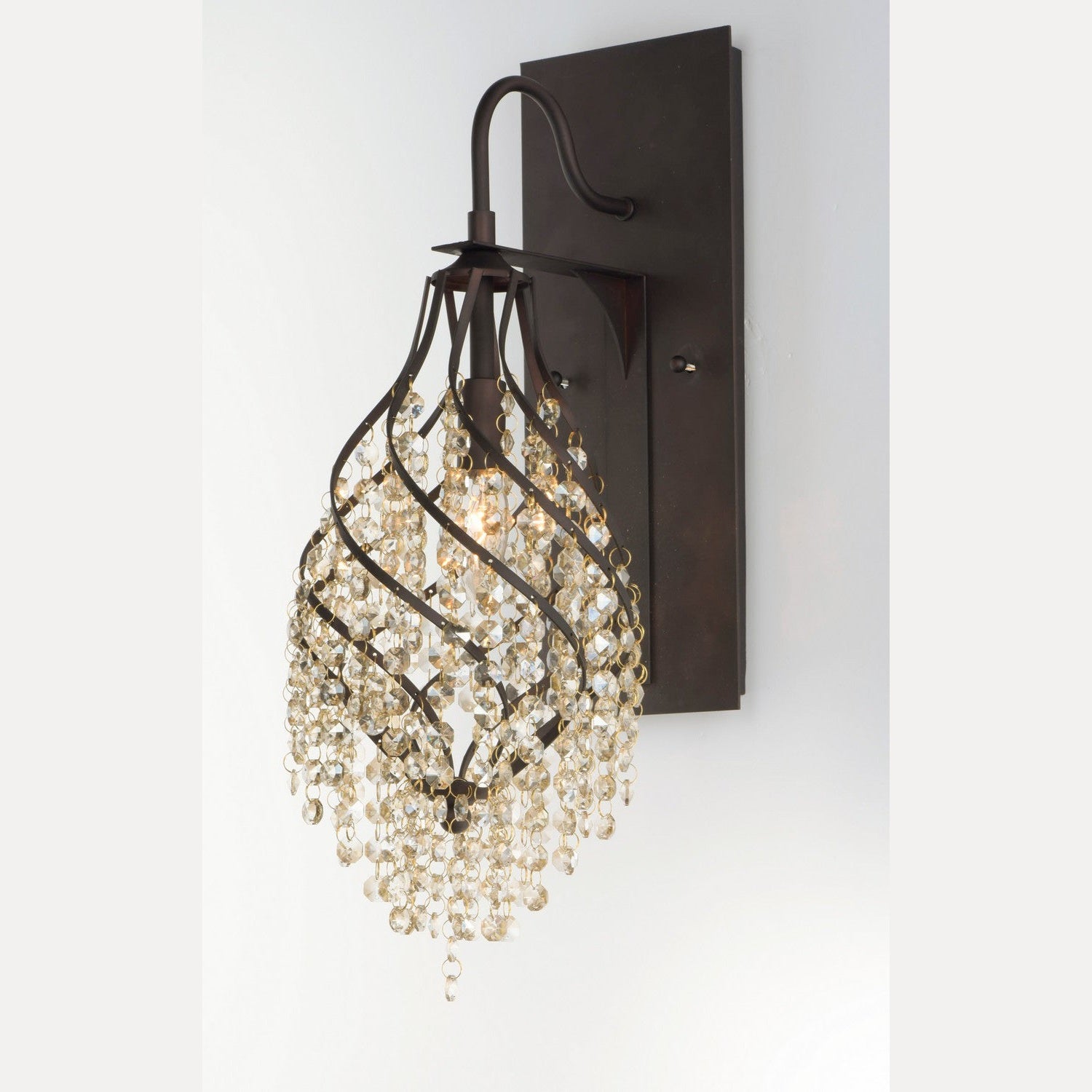 Maxim - 22001CGOI - One Light Wall Sconce - Twirl - Oil Rubbed Bronze