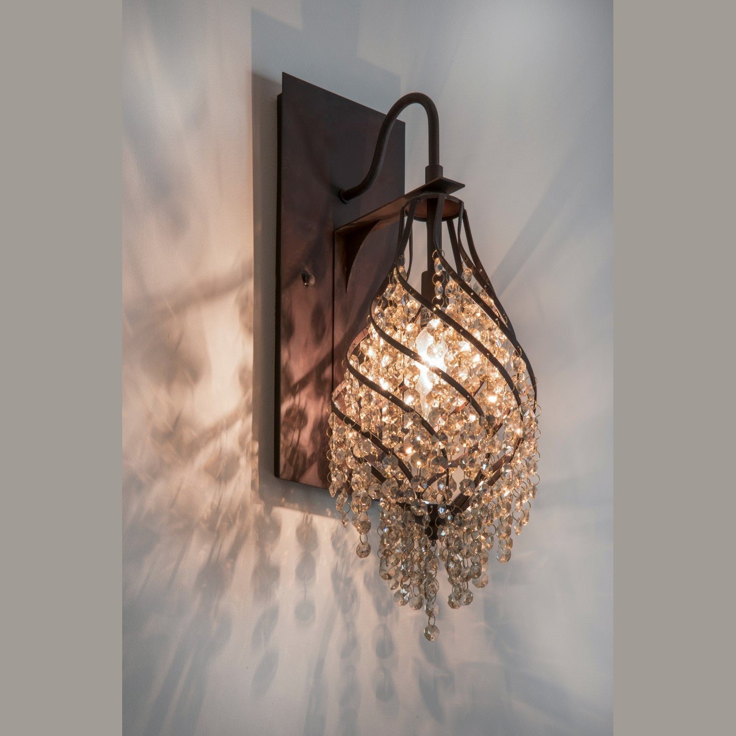 Maxim - 22001CGOI - One Light Wall Sconce - Twirl - Oil Rubbed Bronze