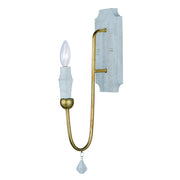 Maxim - 22432CSTGL - One Light Wall Sconce - Claymore - Claystone / Gold Leaf