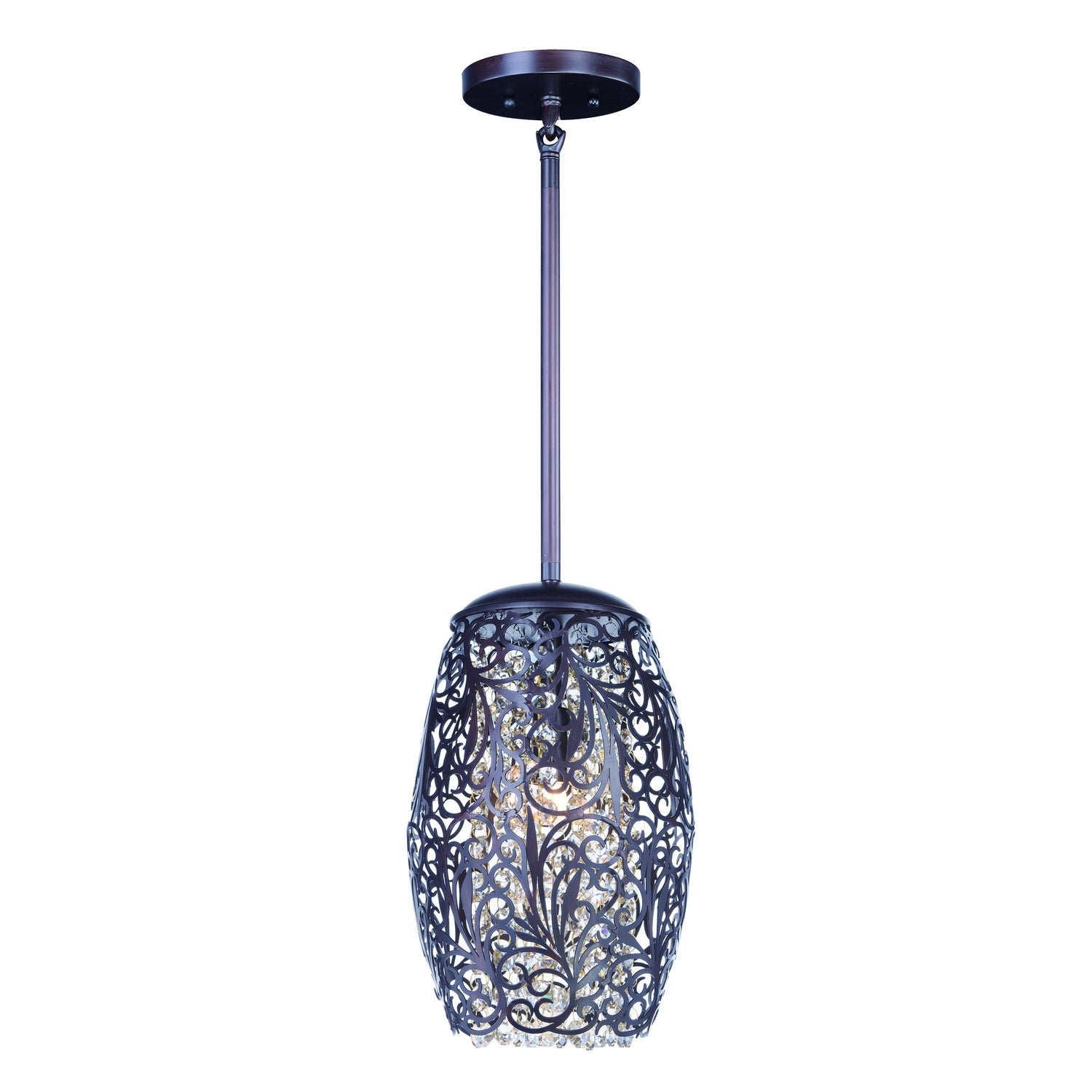 Maxim - 24153CGOI - One Light Mini Pendant - Arabesque - Oil Rubbed Bronze