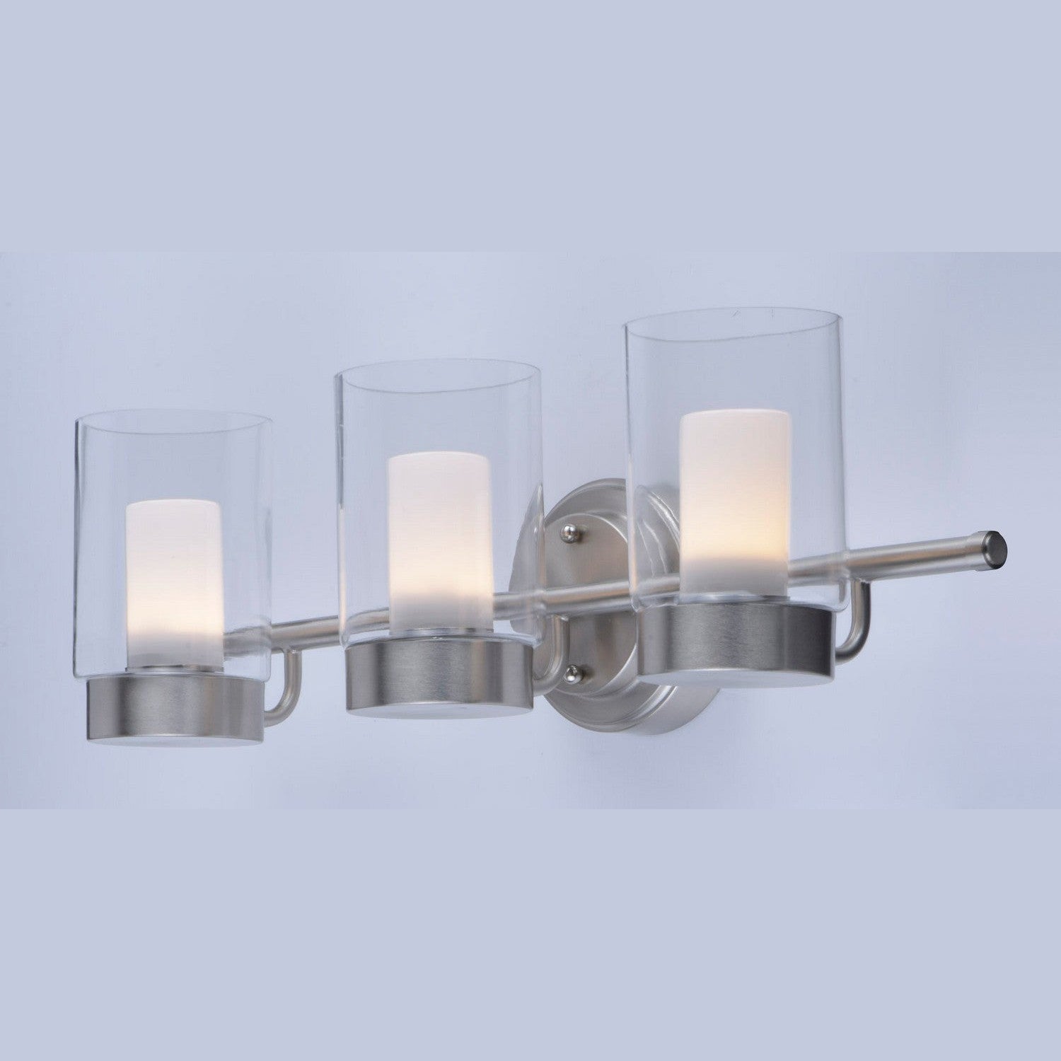Maxim - 30263CLFTSN - LED Bath Vanity - Mod - Satin Nickel