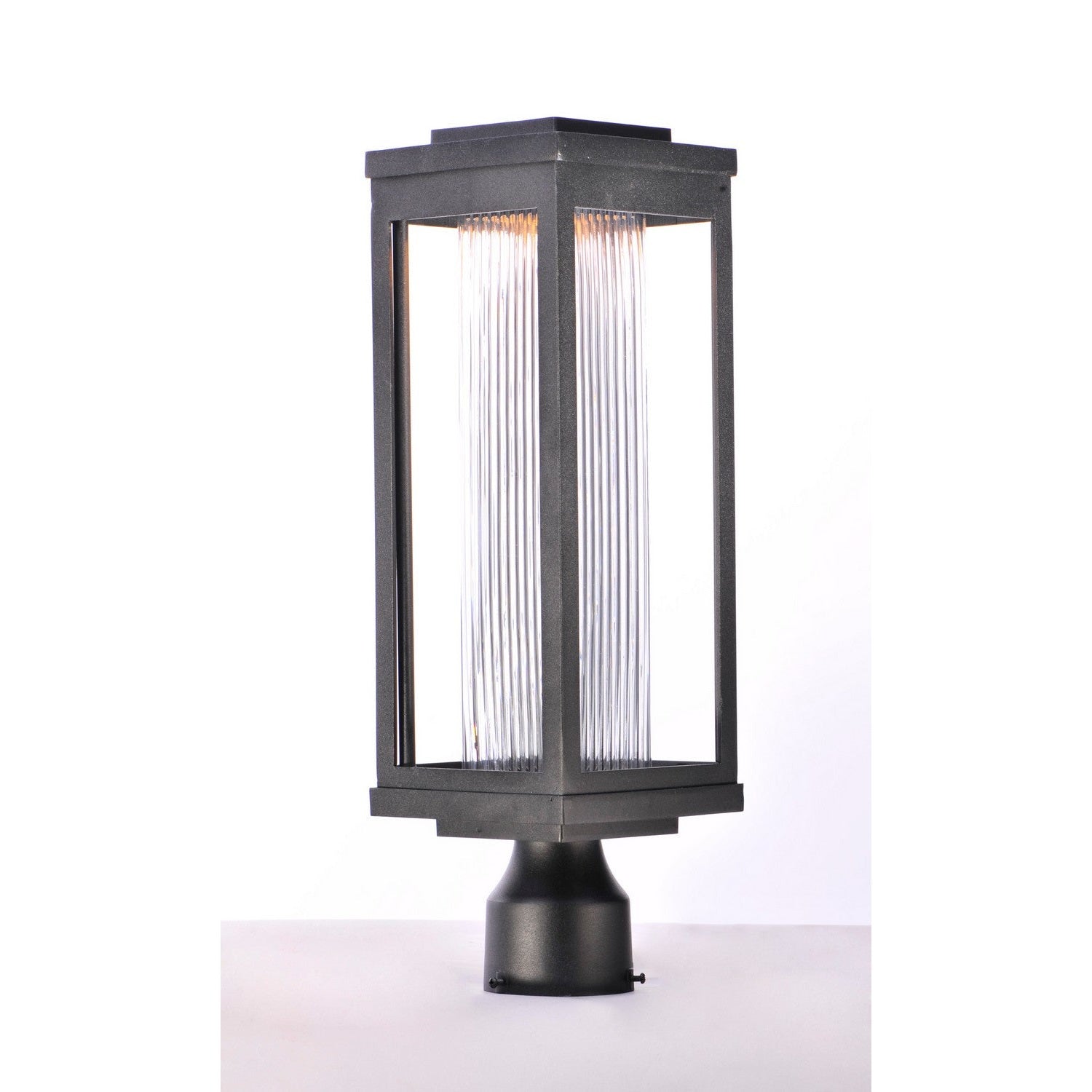 Maxim - 55900CRBK - LED Outdoor Post/Pier Mount - Salon LED - Black