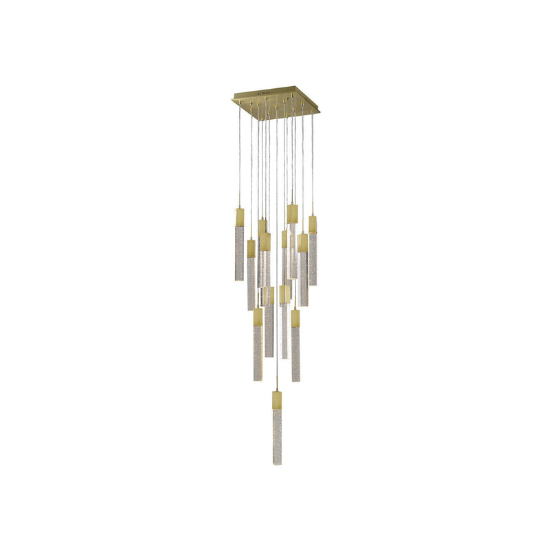 Avenue Lighting - HF1905-13-GL-BB - LED Pendant - The Original Glacier - Brushed Brass