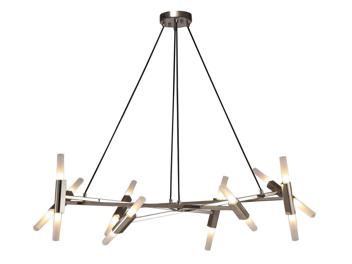 Avenue Lighting - HF6016-PN - LED Chandelier - Manhattan Ave. - Polished Nickel