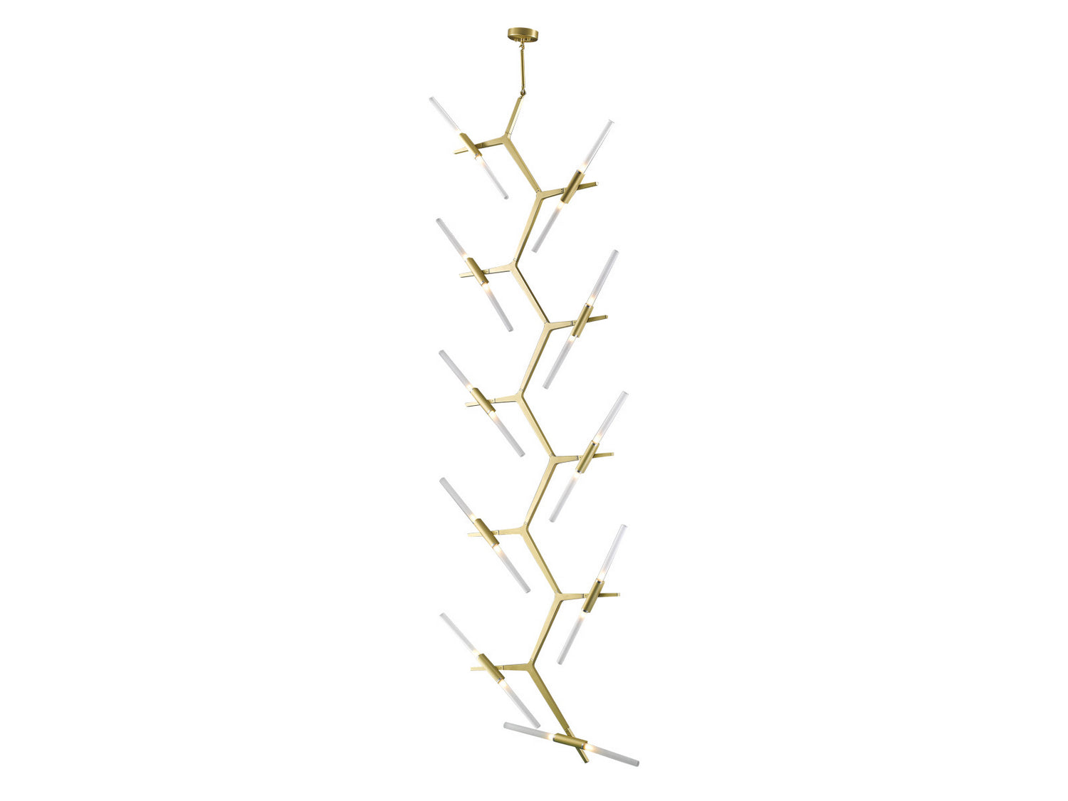 Avenue Lighting - HF8058-20-BB - LED Chandelier - San Vicente Blvd. - Brushed Brass