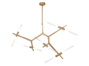 Avenue Lighting - HF8059-10-BB - LED Chandelier - San Vicente Blvd. - Brushed Brass