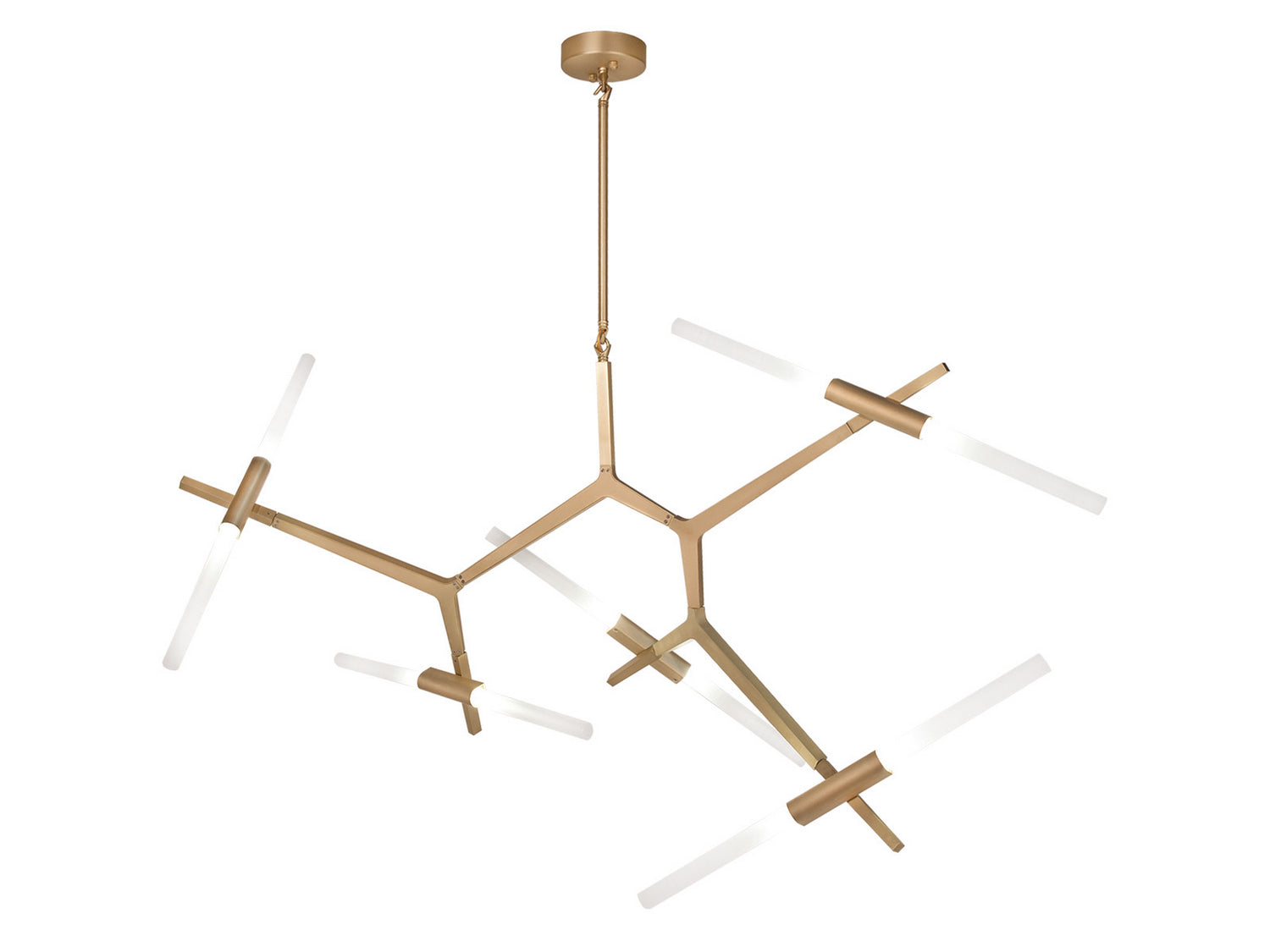 Avenue Lighting - HF8059-10-BB - LED Chandelier - San Vicente Blvd. - Brushed Brass