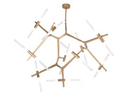 Avenue Lighting - HF8061-20-BB - LED Chandelier - San Vicente Blvd. - Brushed Brass