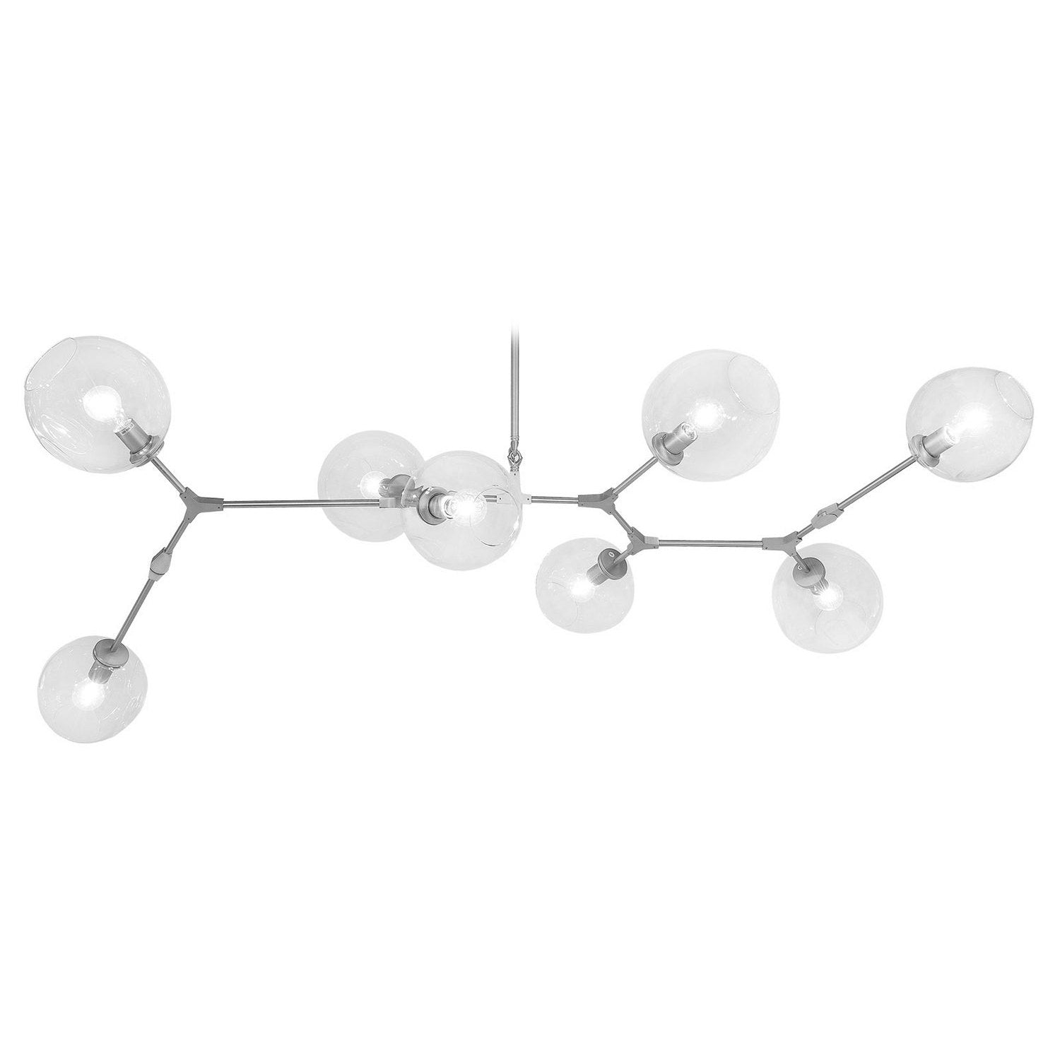 Avenue Lighting - HF8088-CH - Eight Light Chandelier - Fairfax Ave. - Matte Chrome