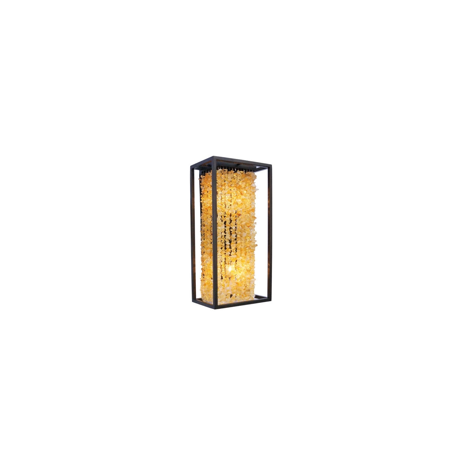 Avenue Lighting - HF9002-DBZ - Two Light Wall Sconce - Soho - Dark Bronze w/Natural Citrine Nuggets