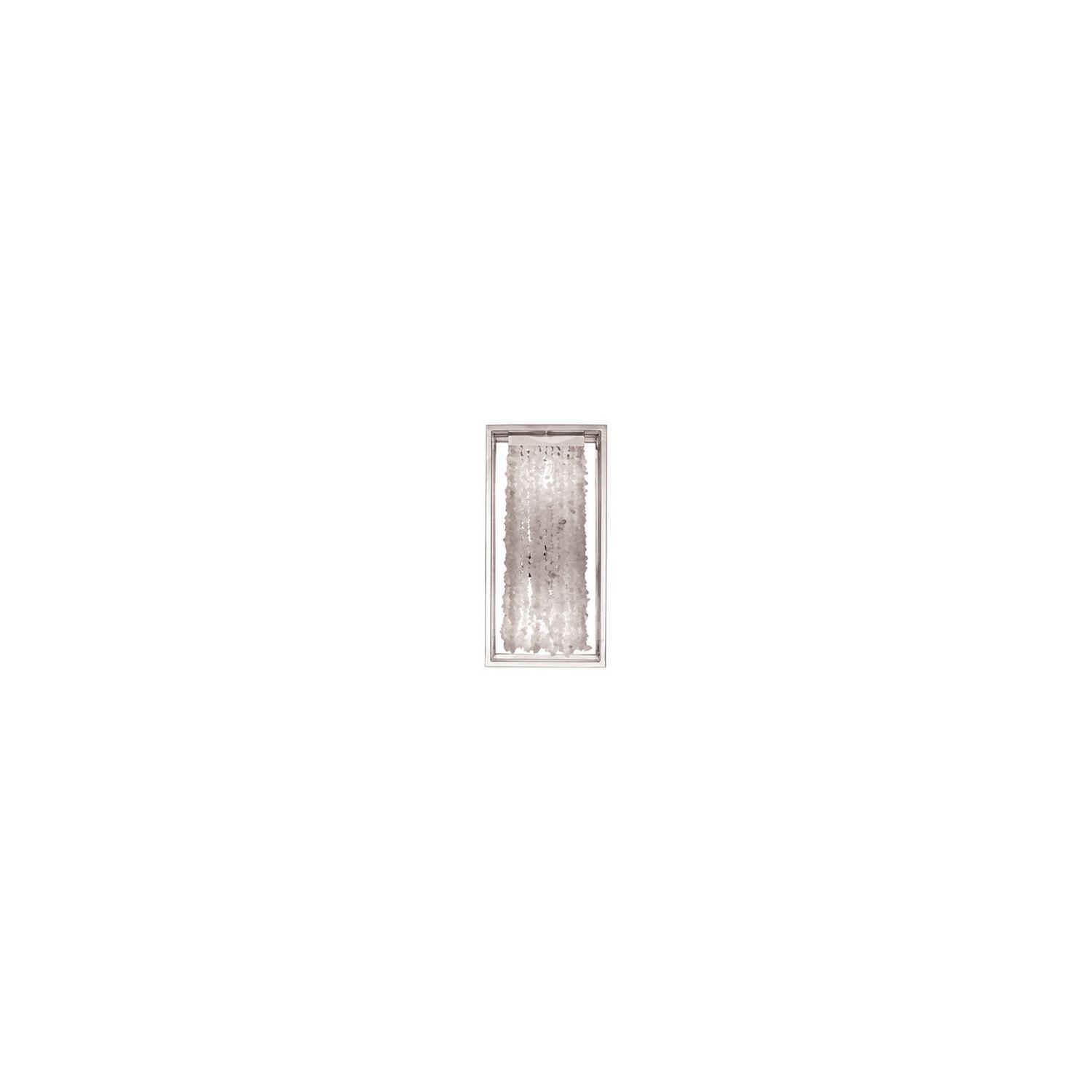 Avenue Lighting - HF9002-SLV - Two Light Wall Sconce - Soho - Polished Nickel Silver / Moon Rock Gem Nuggets