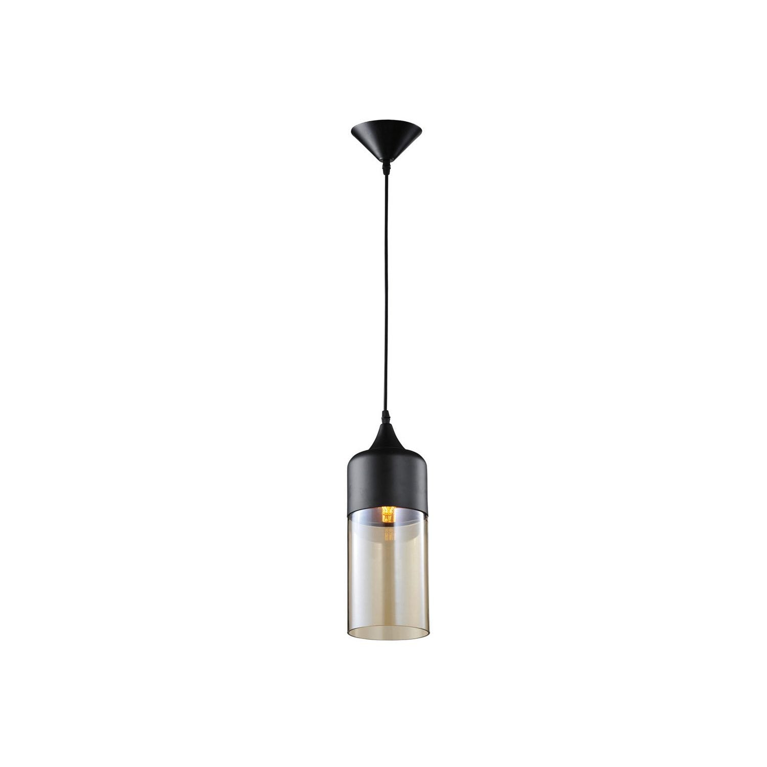 Avenue Lighting - HF9112-BK/BZ - One Light Pendant - Robertson Blvd. - Black