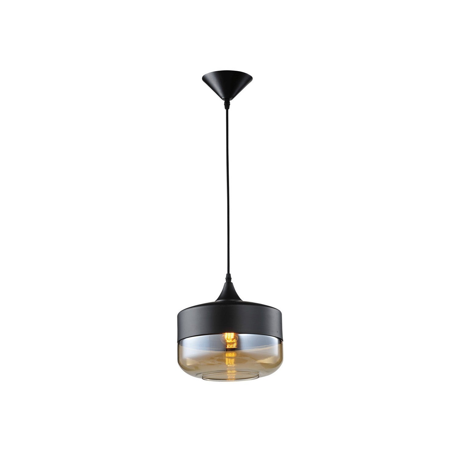 Avenue Lighting - HF9113-BK/BZ - One Light Pendant - Robertson Blvd. - Black