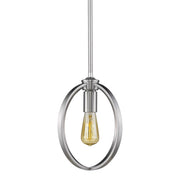 Golden - 3167-M1L PW - One Light Mini Pendant - Colson - Pewter