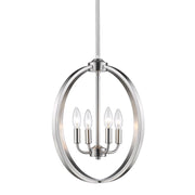 Golden - 3167-4P PW - Four Light Pendant - Colson - Pewter