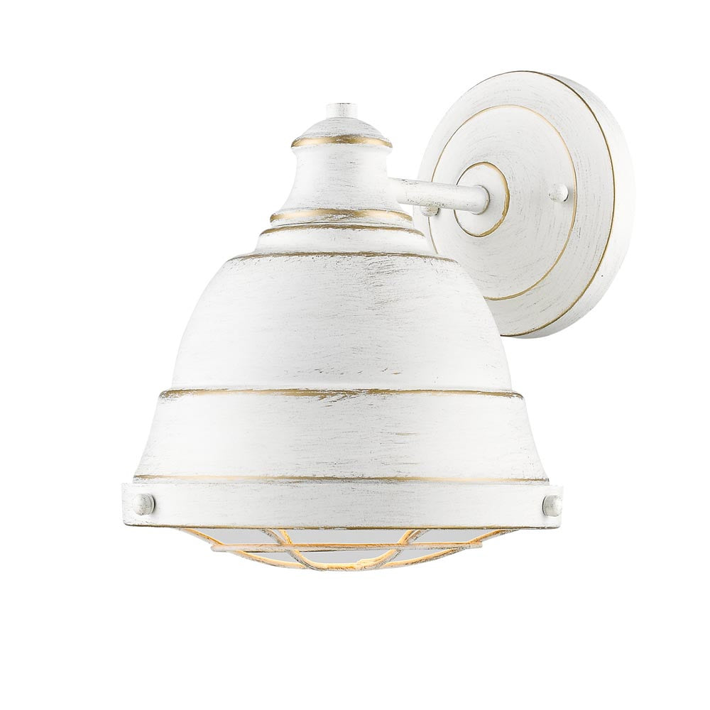 Golden - 7312-1W FW - One Light Wall Sconce - Bartlett - French White