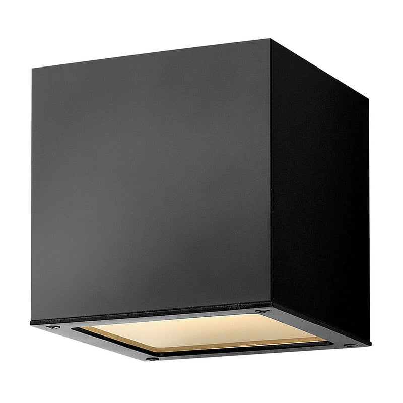Hinkley - 1769SK - LED Wall Mount - Kube - Satin Black
