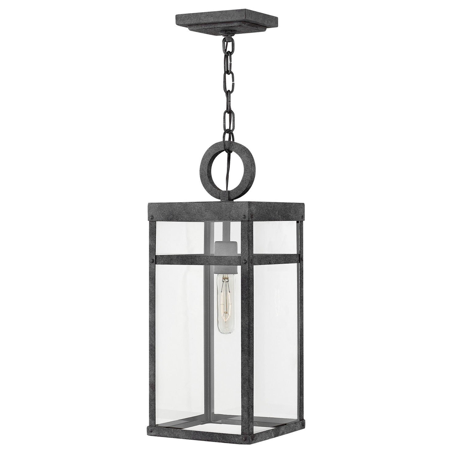 Hinkley - 2802DZ - LED Hanging Lantern - Porter - Aged Zinc
