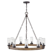 Hinkley - 29208SQ - LED Chandelier - Sawyer - Sequoia