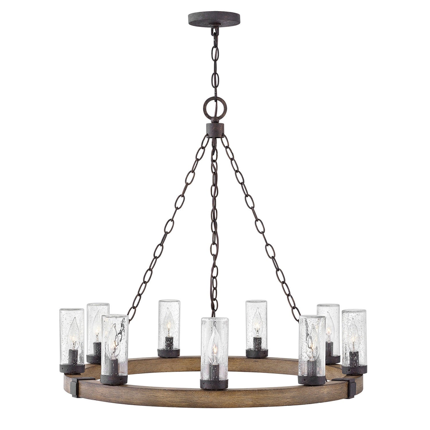 Hinkley - 29208SQ - LED Outdoor Chandelier - Sawyer - Sequoia
