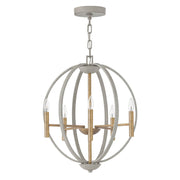 Hinkley - 3466CG - LED Chandelier - Euclid - Cement Gray