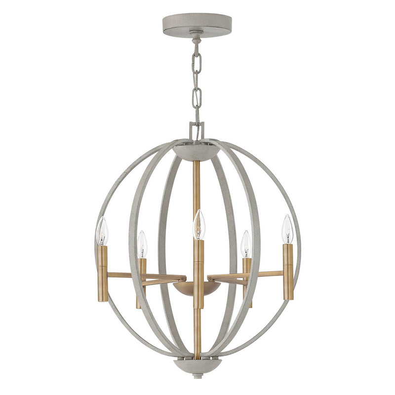 Hinkley - 3466CG - LED Chandelier - Euclid - Cement Gray
