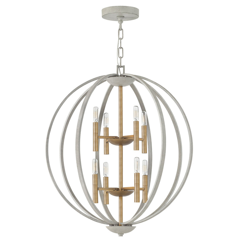 Hinkley - 3468CG - LED Chandelier - Euclid - Cement Gray