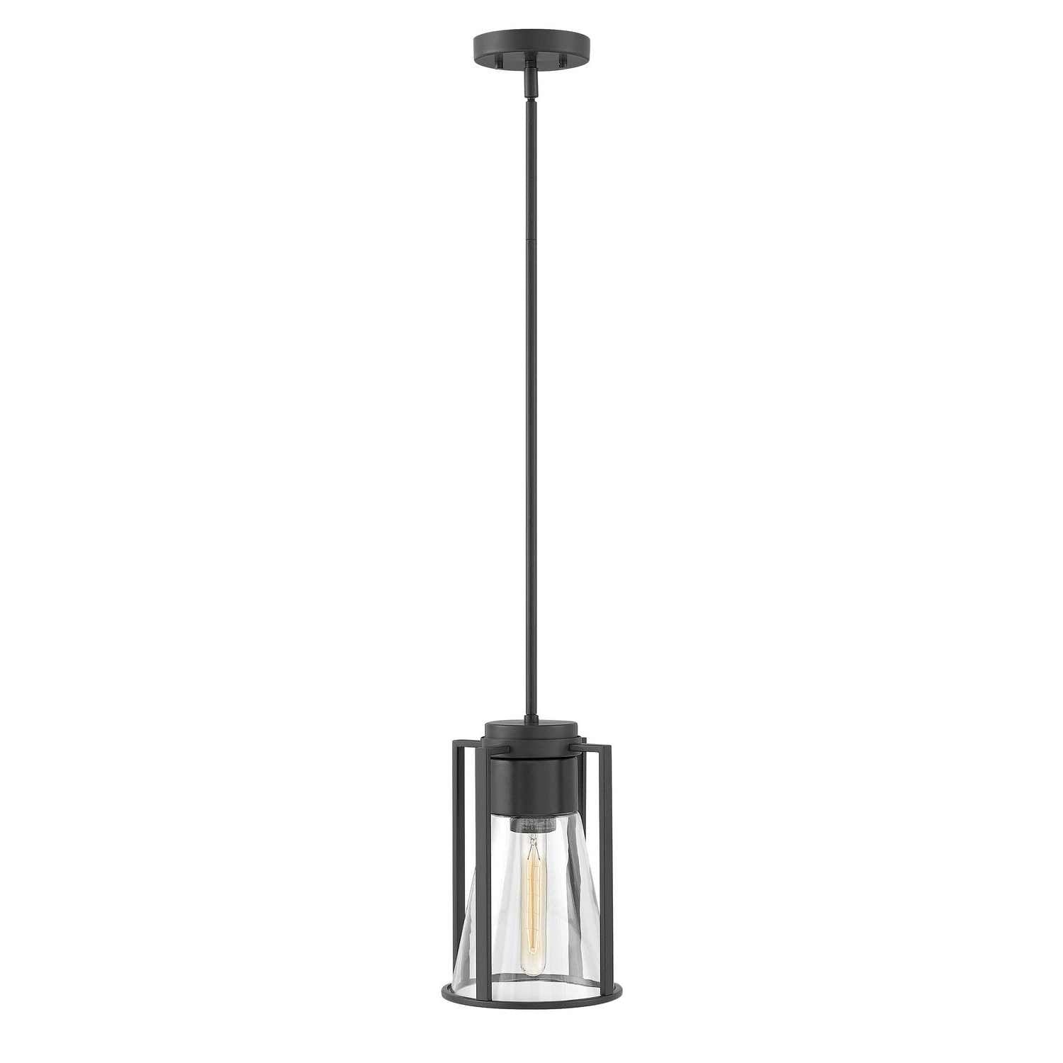 Hinkley - 63307BK-CL - LED Pendant - Refinery - Black