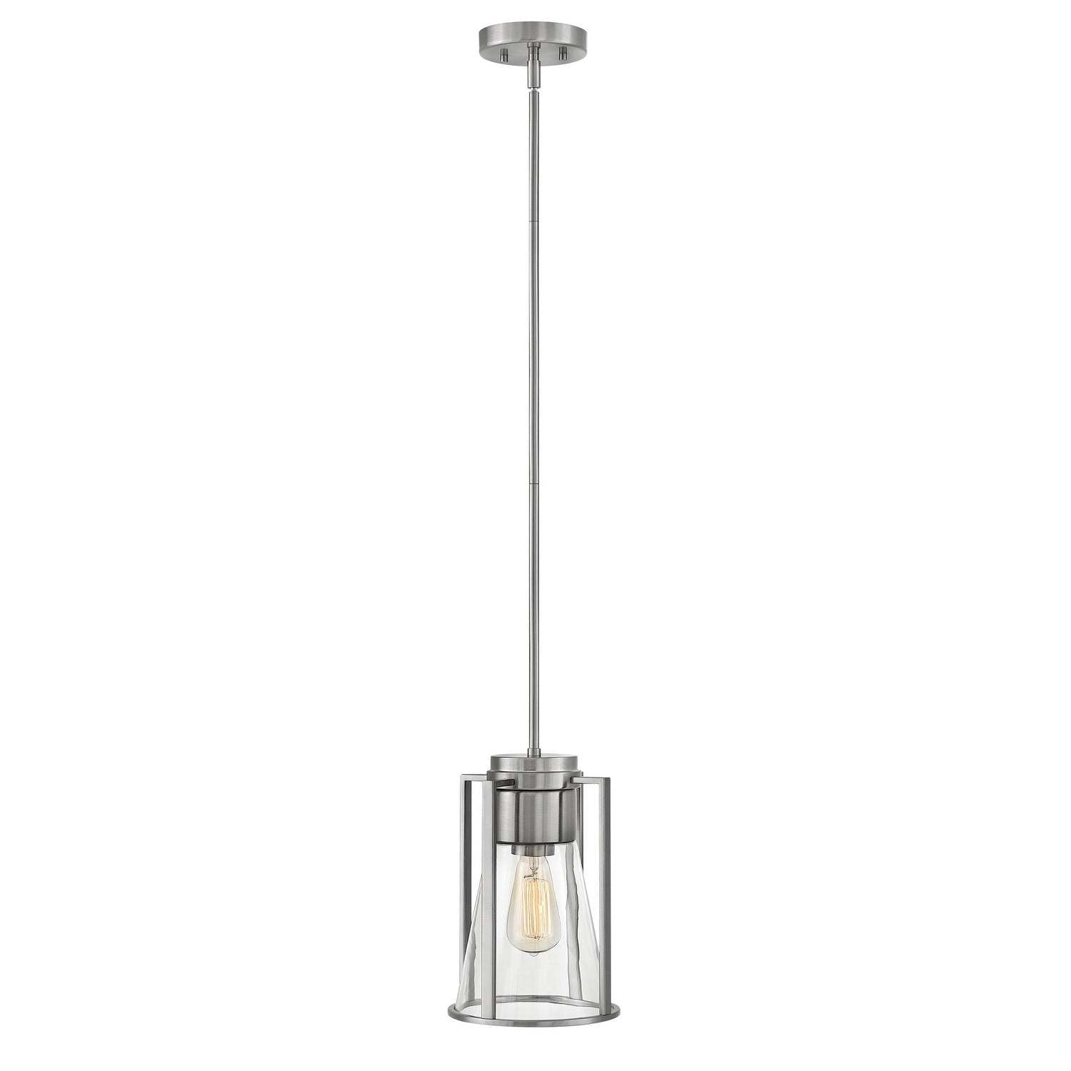 Hinkley - 63307BN-CL - LED Pendant - Refinery - Brushed Nickel