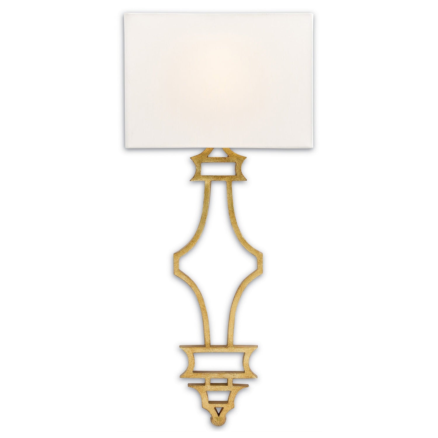 Currey and Company - 5000-0030 - One Light Wall Sconce - Eternity Collection - Antique Gold Leaf