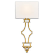 Currey and Company - 5000-0030 - One Light Wall Sconce - Eternity Collection - Antique Gold Leaf