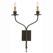 Currey and Company - 5000-0038 - Two Light Wall Sconce - Highlight Bronze Wall Sconce - Bronze Gold
