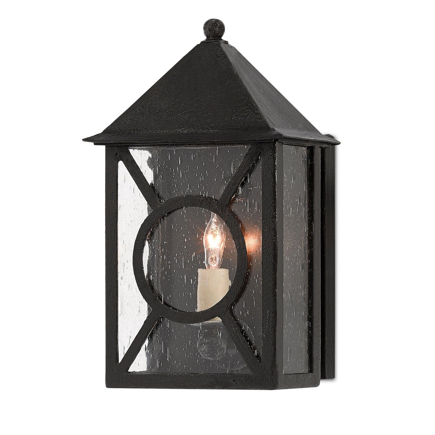 Currey and Company - 5500-0004 - One Light Outdoor Wall Sconce - Ripley Collection - Midnight