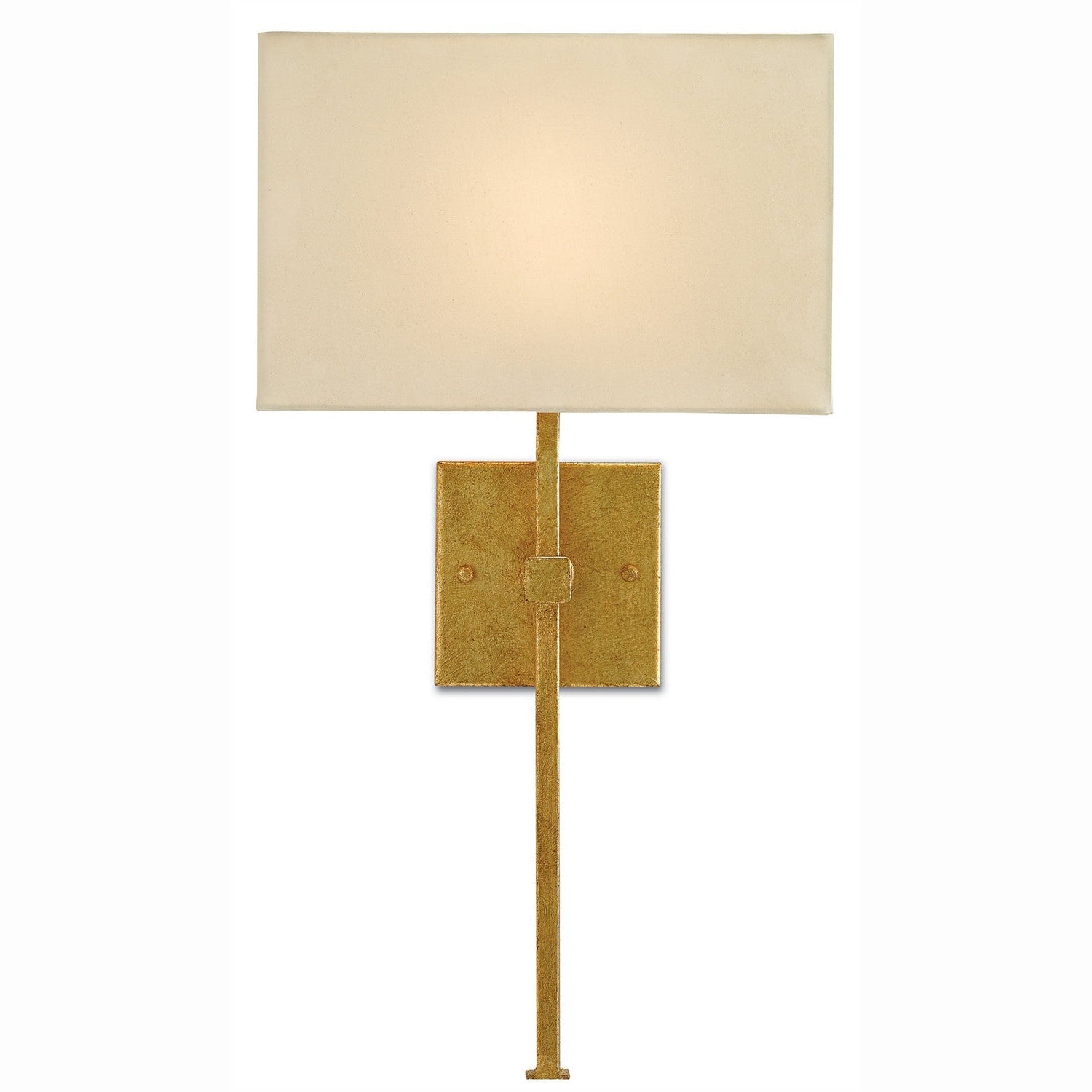 Currey and Company - 5900-0005 - One Light Wall Sconce - Ashdown Collection - Antique Gold Leaf