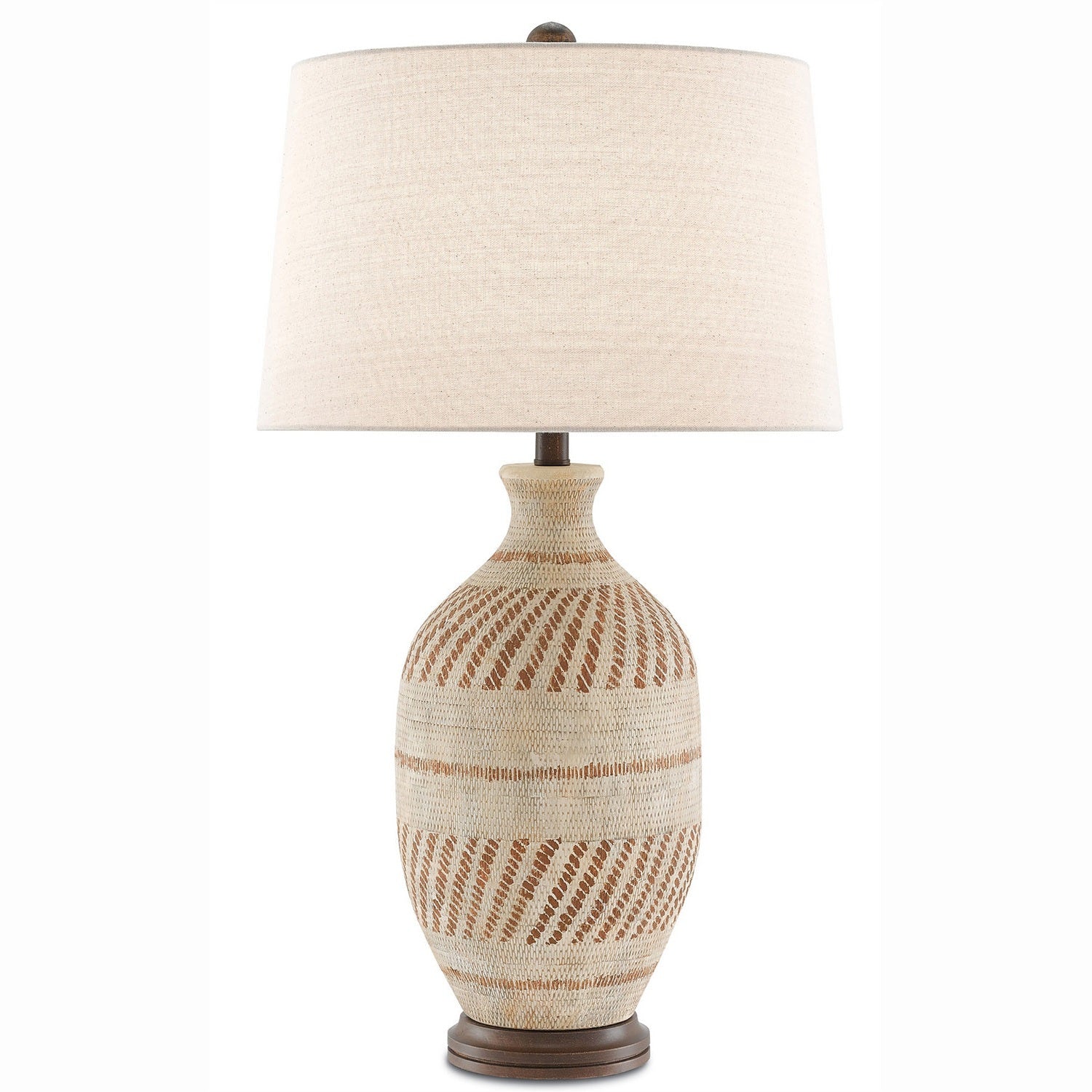 Currey and Company - 6000-0088 - One Light Table Lamp - Faiyum Table Lamp - Tan/Brown/Hand Rubbed Bronze