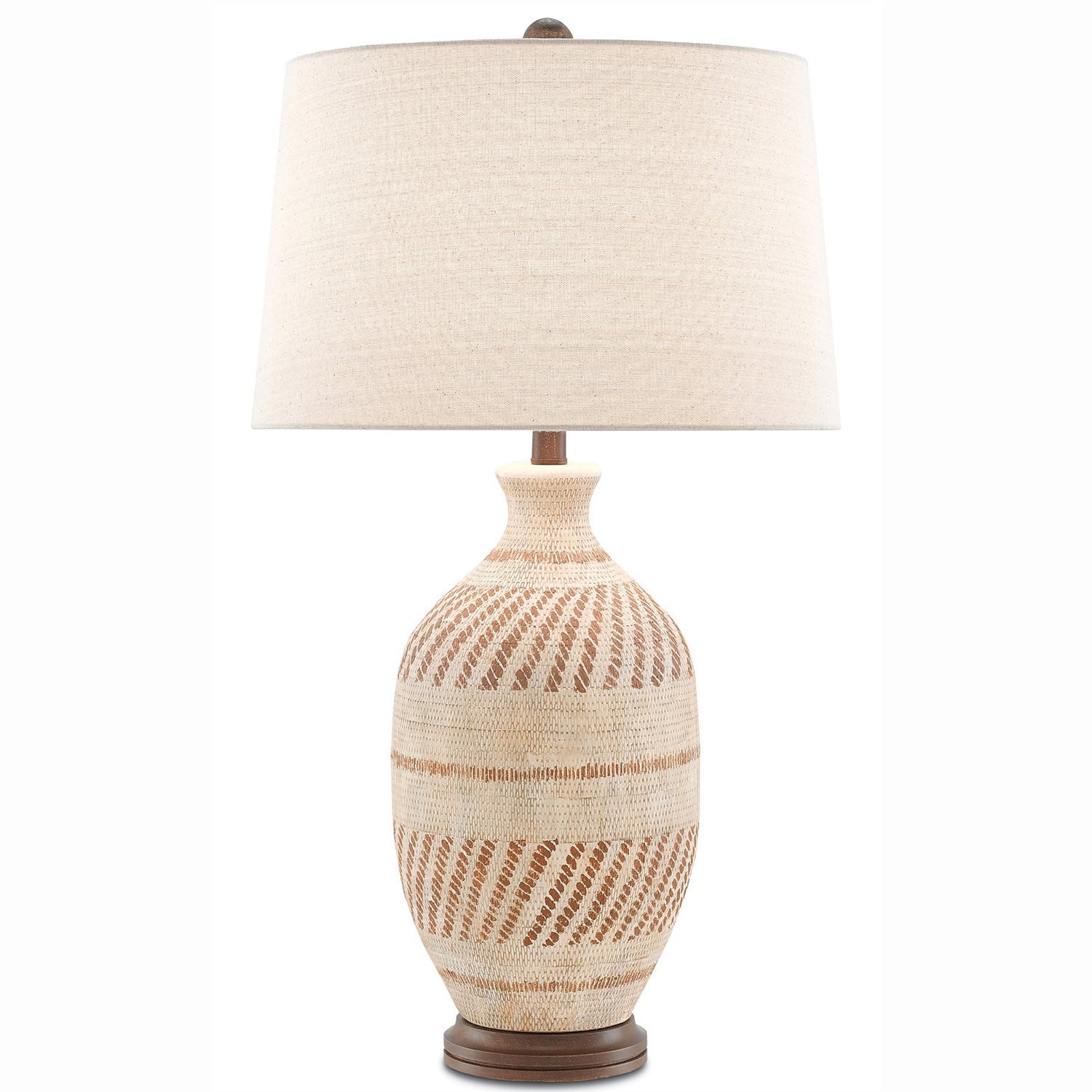 Currey and Company - 6000-0088 - One Light Table Lamp - Faiyum Table Lamp - Tan/Brown/Hand Rubbed Bronze