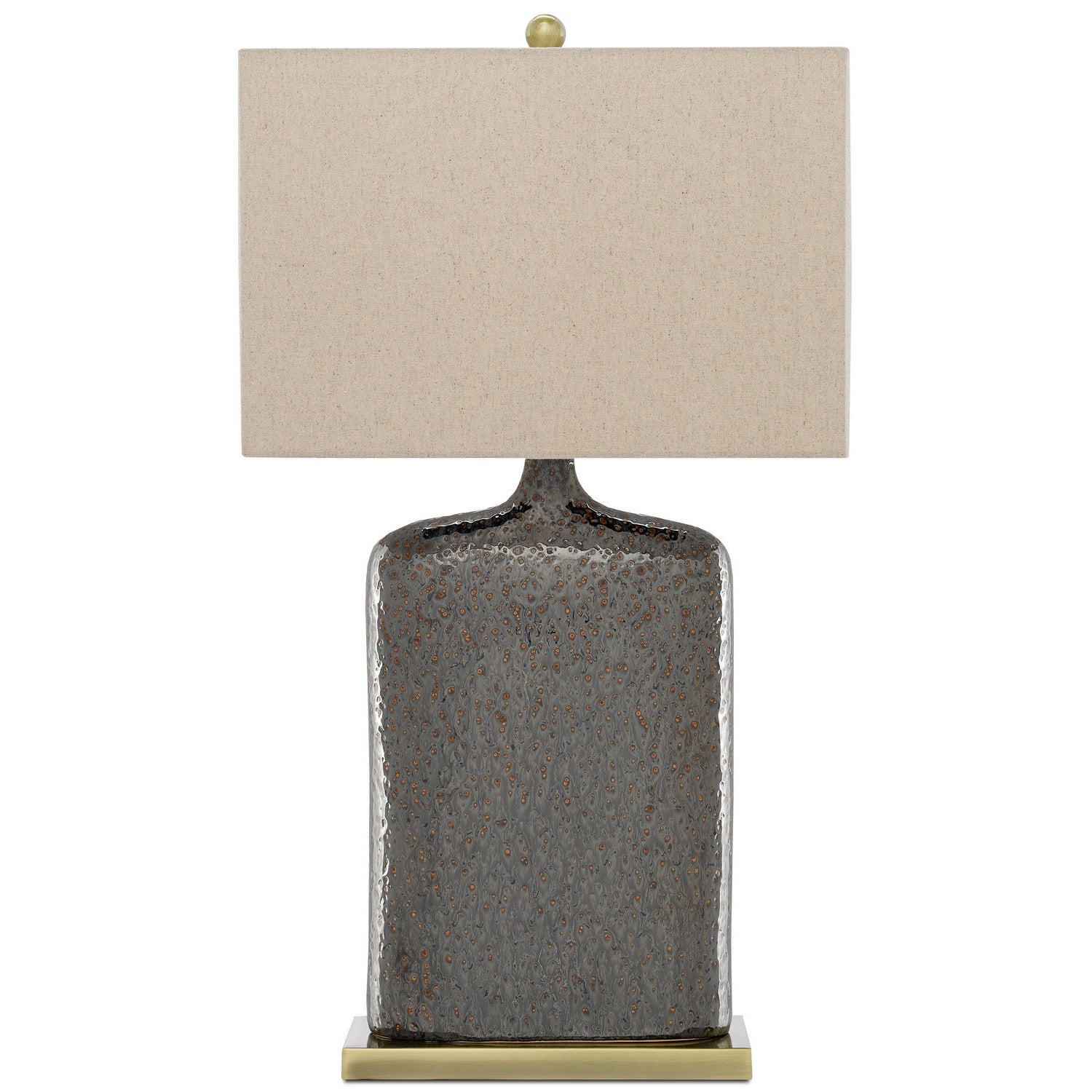 Currey and Company - 6000-0094 - One Light Table Lamp - Musing Collection - Rustic Metallic Bronze