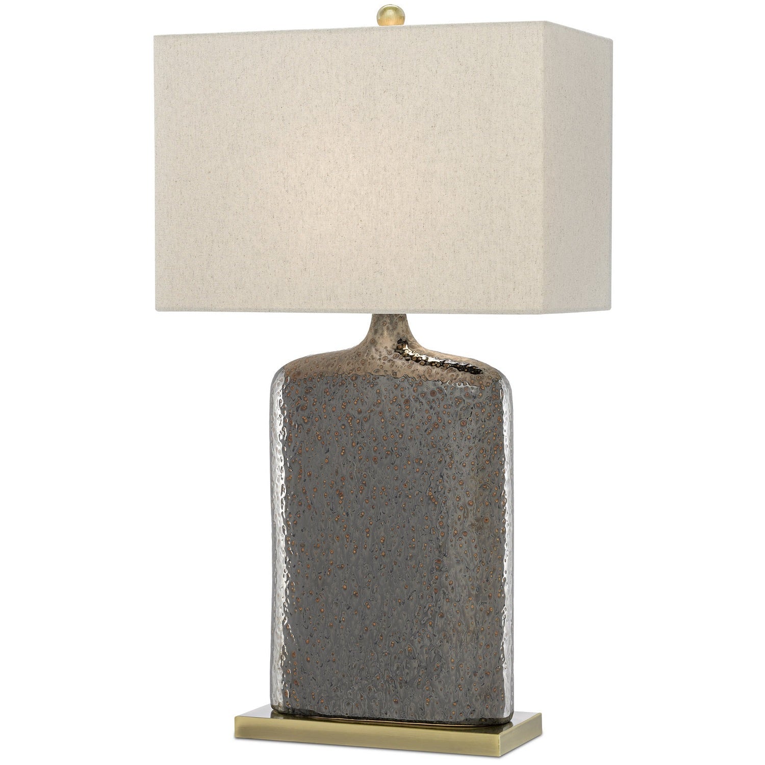 Currey and Company - 6000-0094 - One Light Table Lamp - Musing Collection - Rustic Metallic Bronze