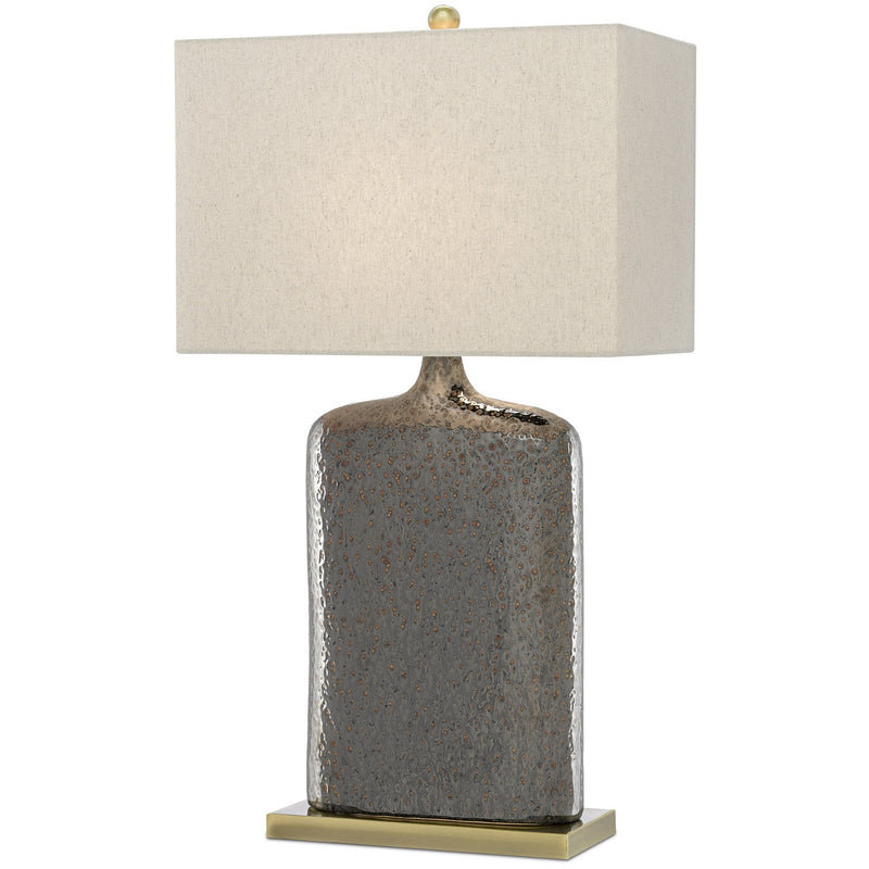 Currey and Company - 6000-0094 - One Light Table Lamp - Musing Collection - Rustic Metallic Bronze