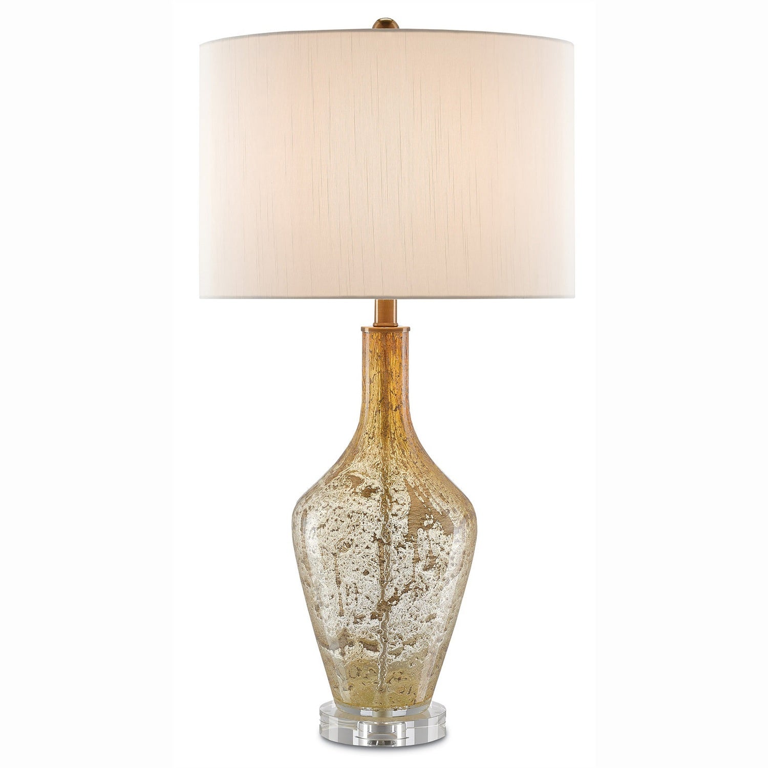 Currey and Company - 6000-0118 - One Light Table Lamp - Habib Table Lamp - Champagne Speckle/Clear
