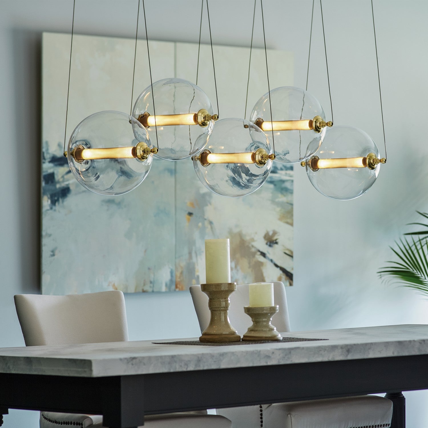 Hubbardton Forge - 134409-SKT-STND-31-YT0517 - LED Pendant - Otto - Black with Brass Accents
