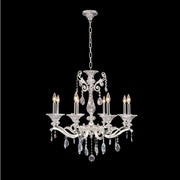 Allegri - 020152-017-SS001 - Eight Light Chandelier - Vasari - Silver