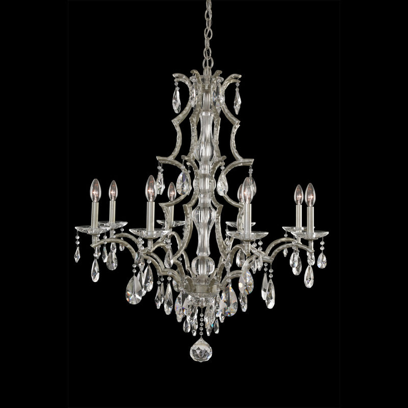 Allegri - 090073-040-FR001 - Eight Light Chandelier - Shorecrest - Sliver Dollar