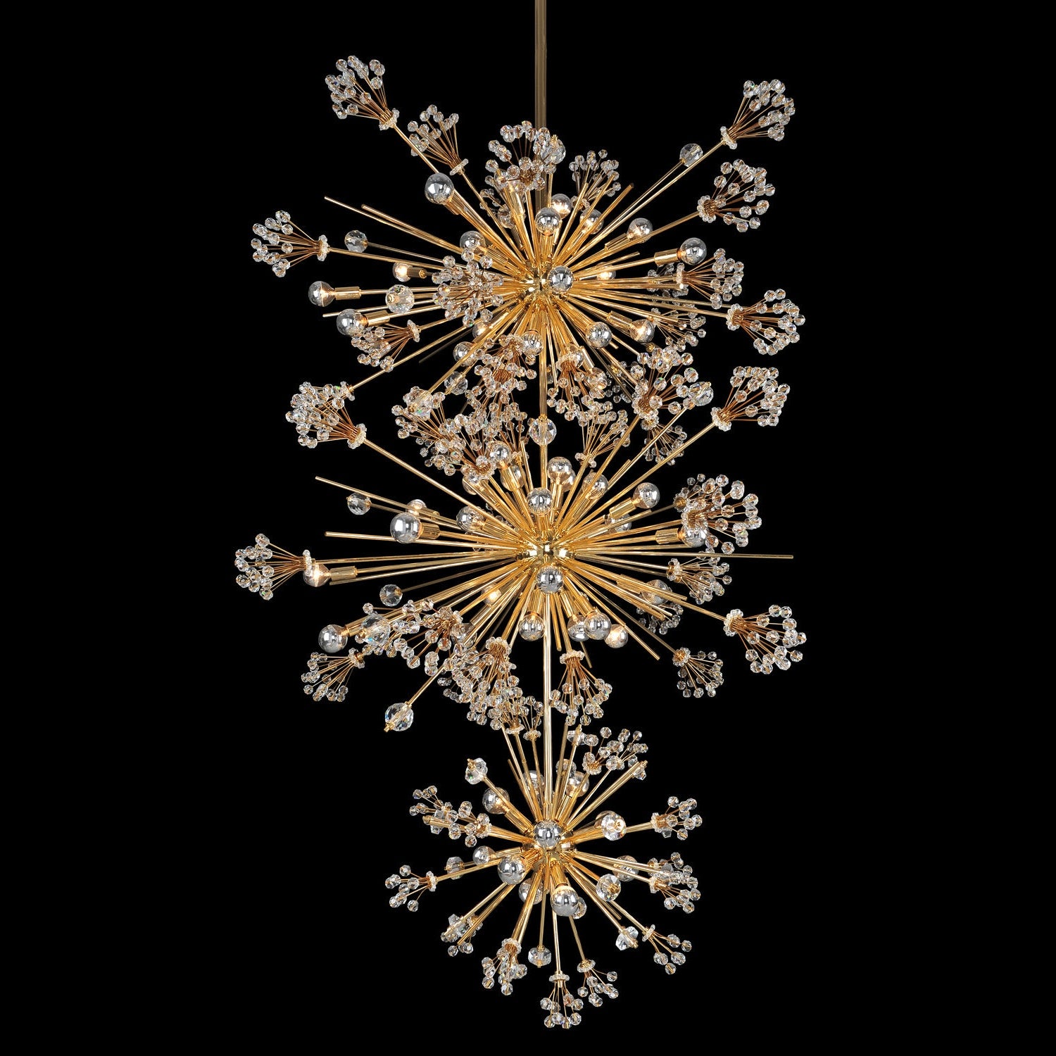 Allegri - 11639-018-FR001 - 50 Light Pendant - Constellation - Gold
