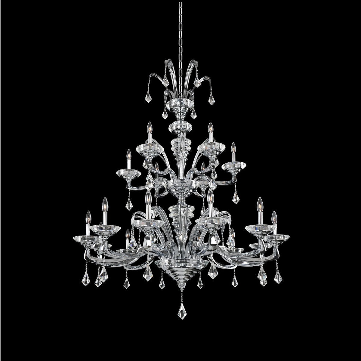 Allegri - 027753-010-FR001 - 18 Light Chandelier - Cosimo - Chrome