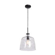 Access - 50938-BL/CLR - One Light Pendant - Clear - Black
