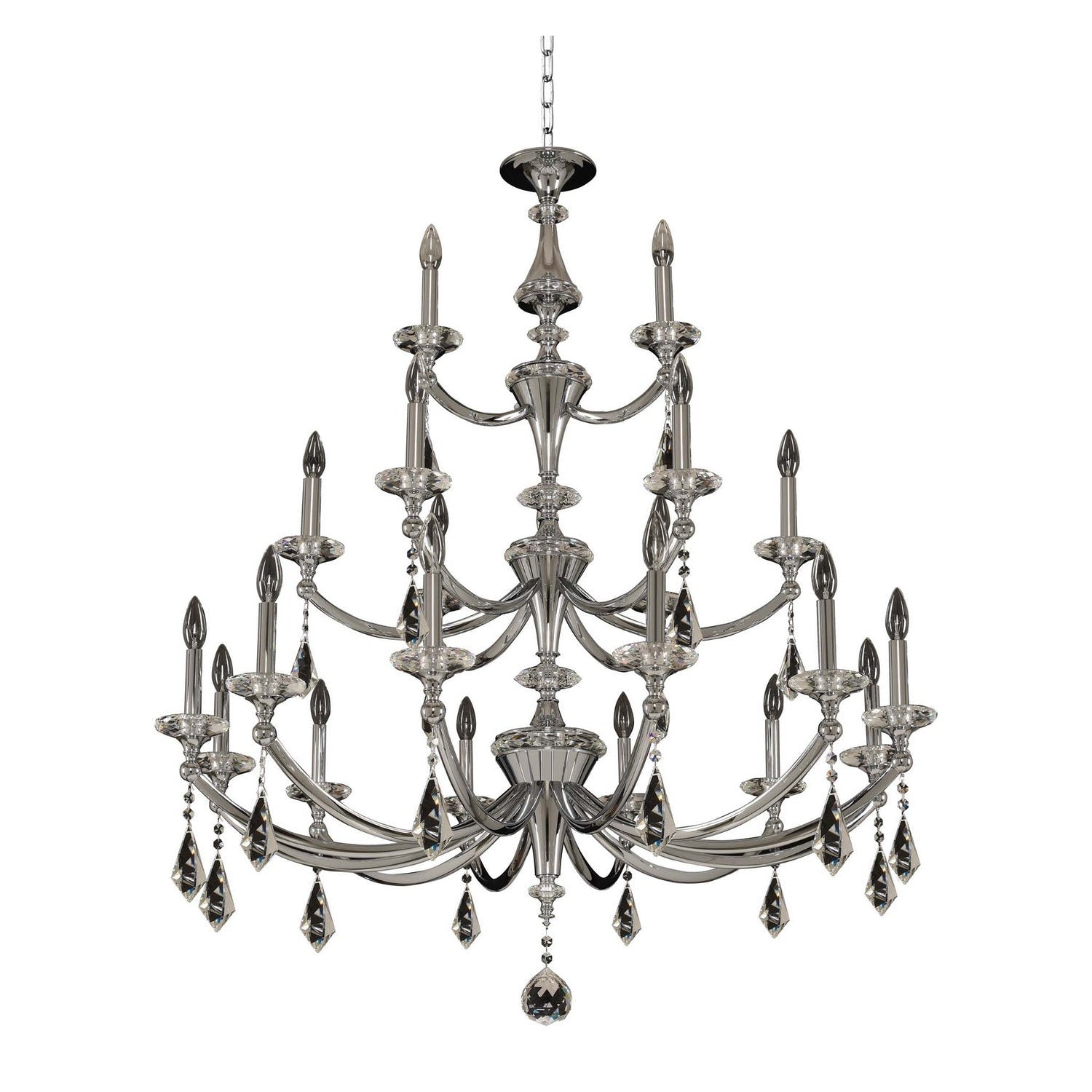 Allegri - 012174-010-FR001 - 21 Light Chandilier - Floridia - Chrome